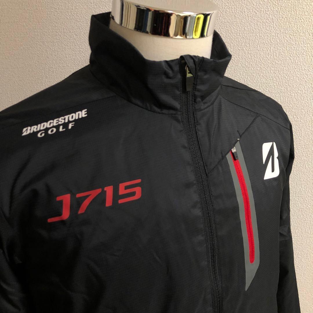 ブリヂストン ゴルフ★2way 撥水 ジップアップ ジャケット 蓄熱レッド M