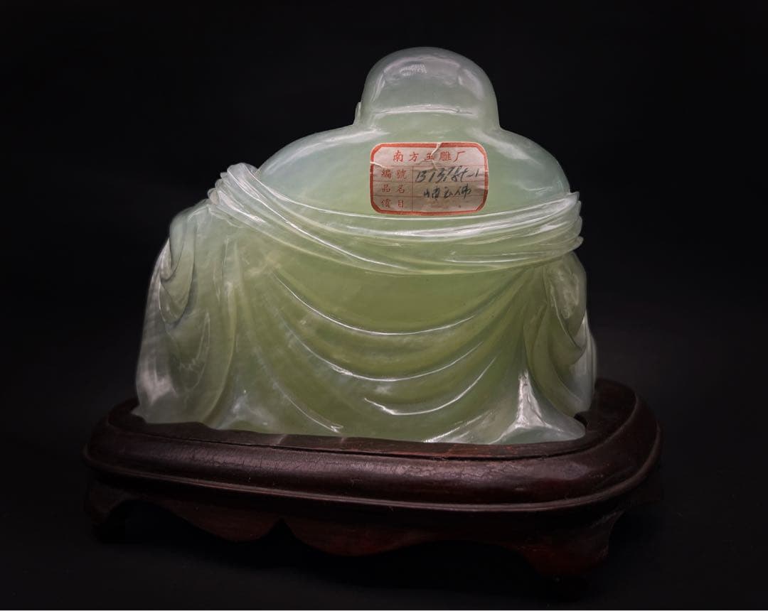 中国美術 古玩 玉石笑仏 弥勒仏 弥勒菩薩 仏像置物