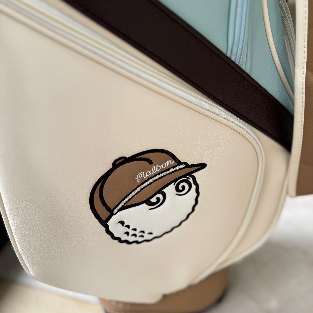 即発送現品限★マルボンゴルフキャディバッグ水色