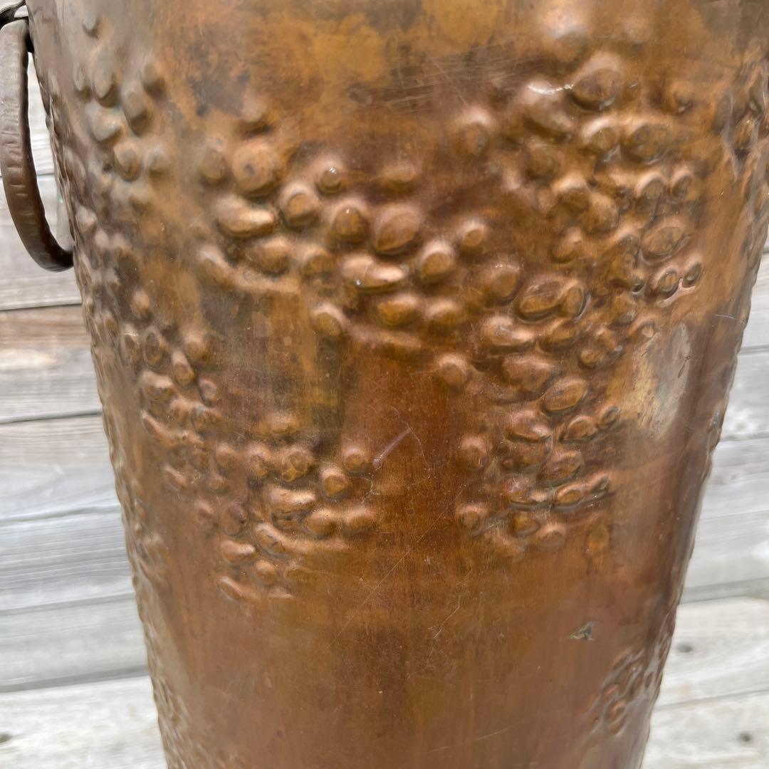 ヴィンテージ銅製　傘立て