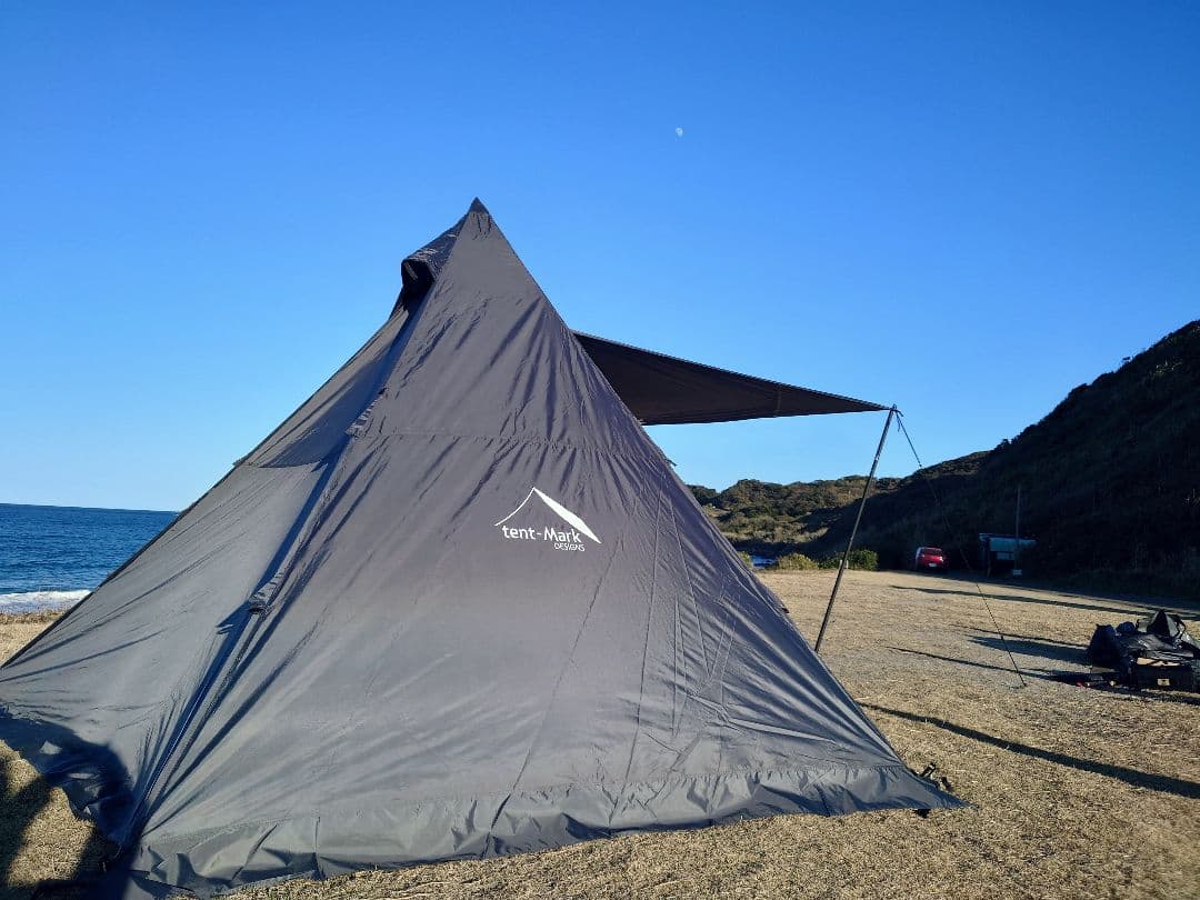 テンマク　サーカスstブラック＆フロントフラップ