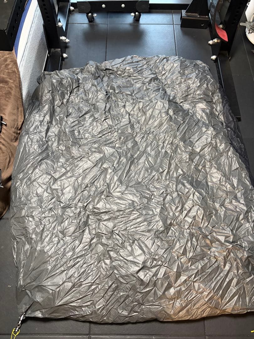 軽量テントフライ グレー ブラック　Ninja tent　ニンジャテント