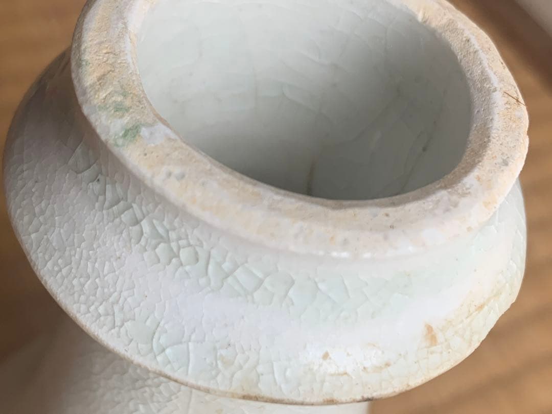 中国南宋時代青白磁花瓶