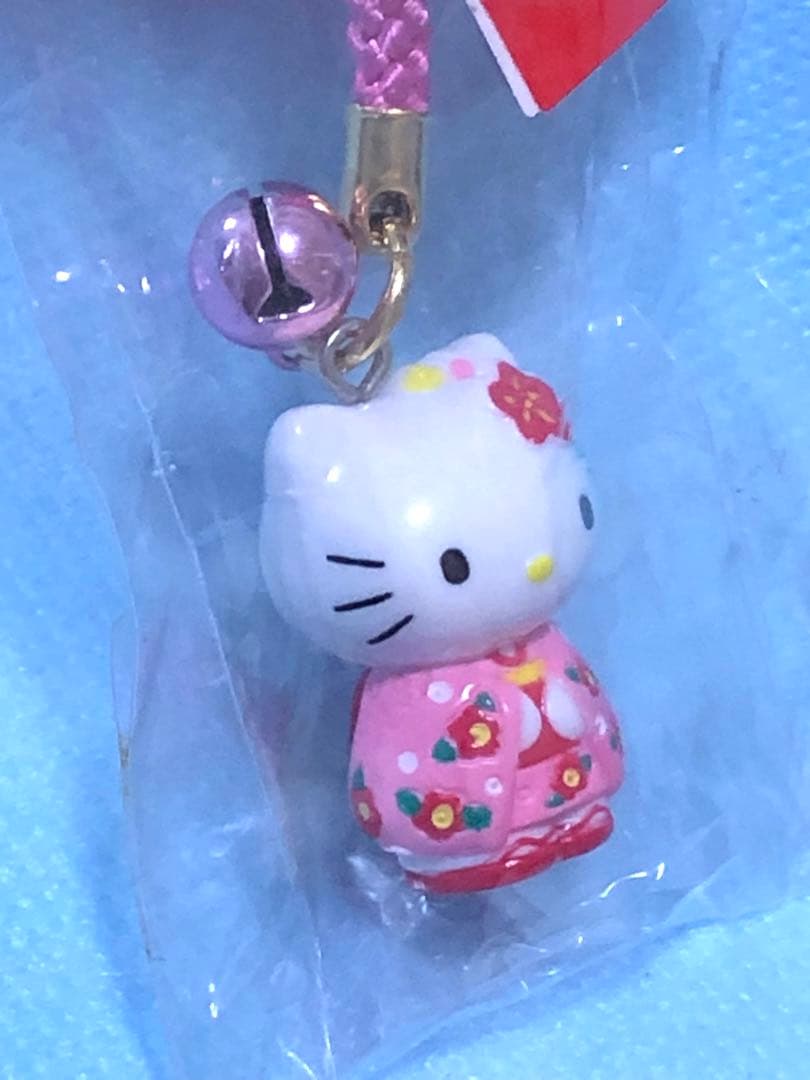 サンリオ　ハローキティ　1998年製　 レア キティちゃん　着物姿　ネツケ