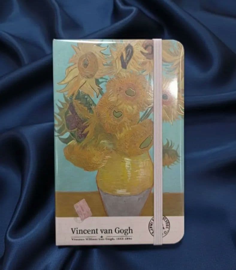 高級ノート、A6ゴッホひまわり30冊、新品