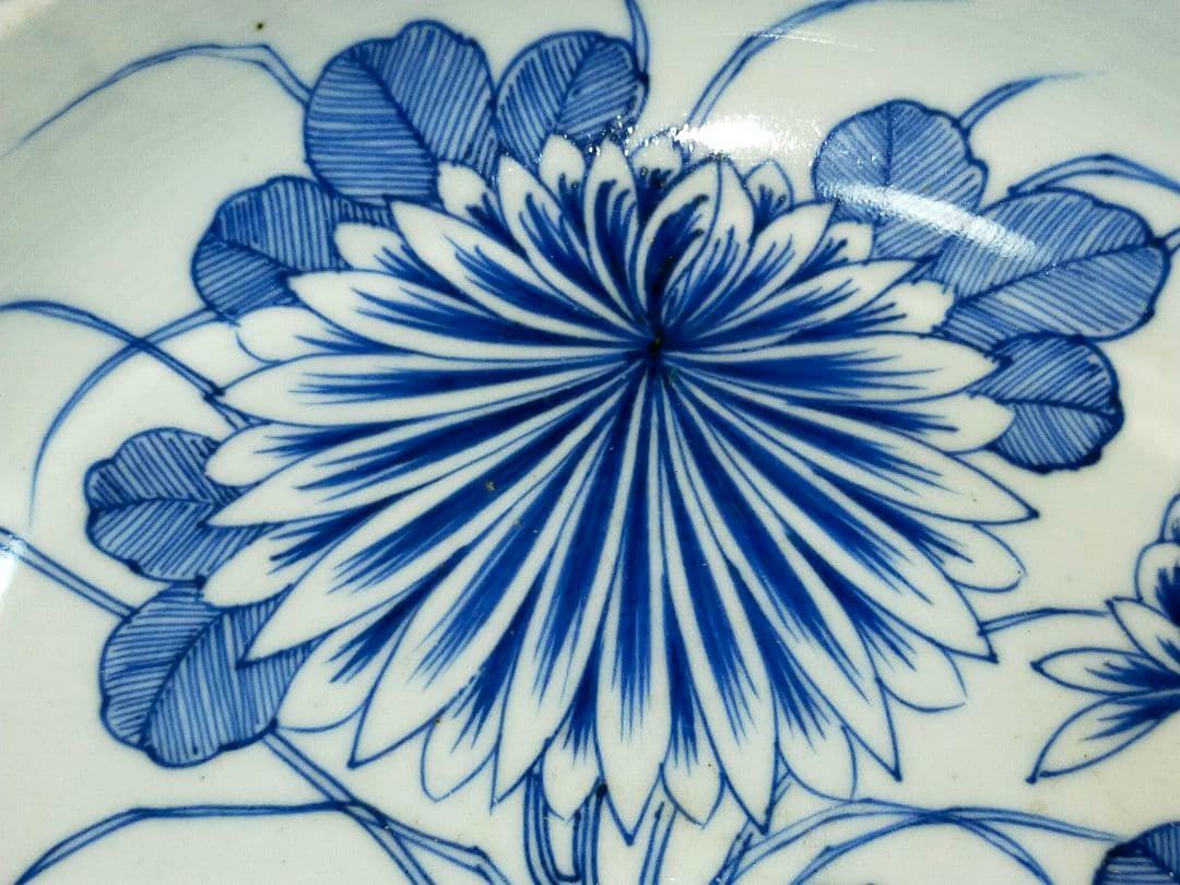 ♥伊万里♥　成化年製　♥中鉢♥　鉢　染付　骨董　古玩