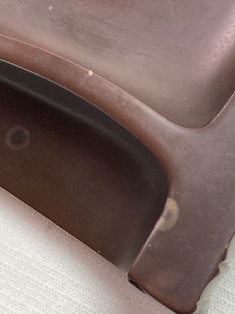 紅渓石硯　二代目相馬羊堂作　竹節デザインの硯　玉眼あり　逸品