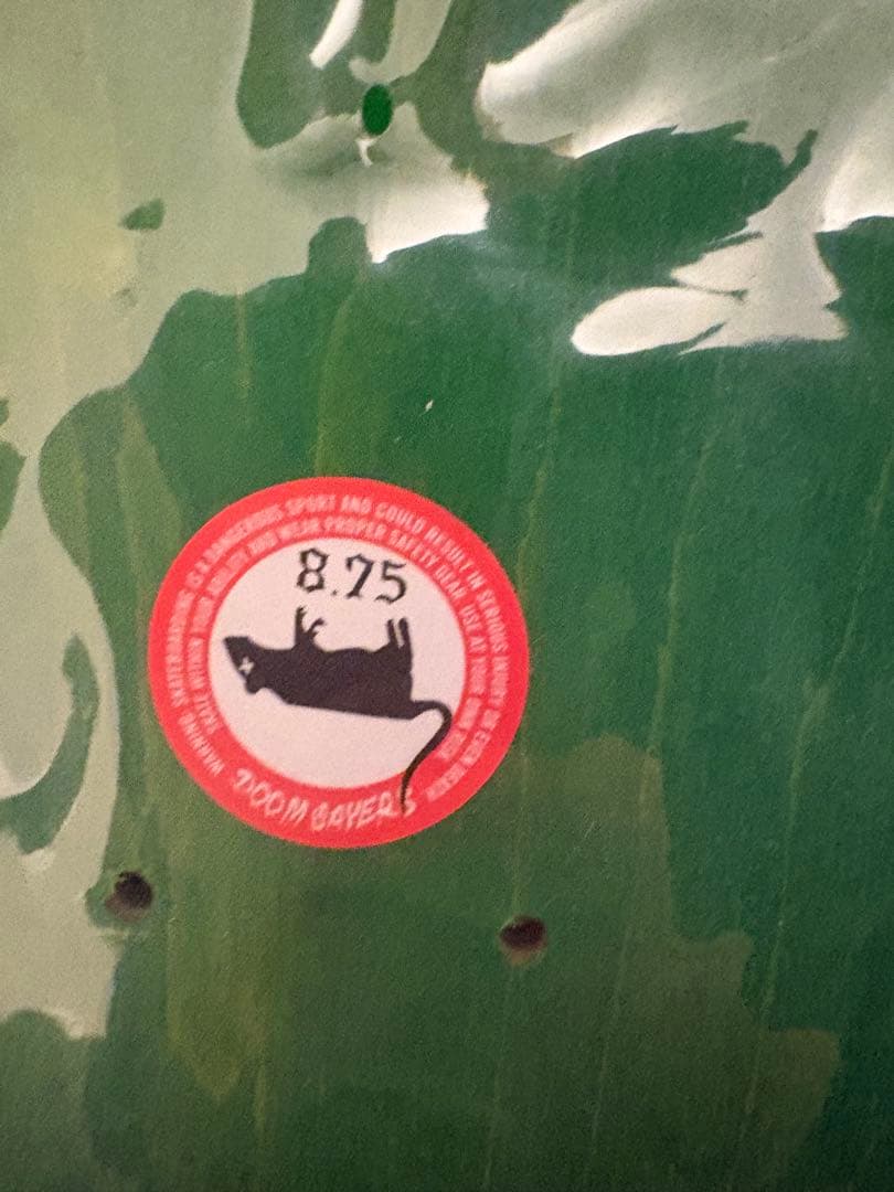 新品未使用　DOOM SAYERS スケートボードデッキ 警官デザイン　8.75