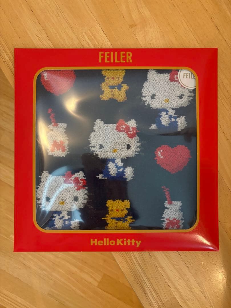 マロンクリーム キティ FEILER フェイラー サンリオ ハンカチ 2点セット