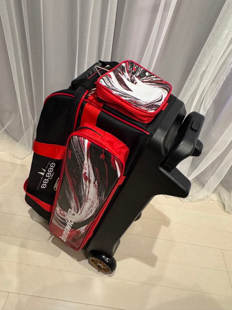 【新品】Brunswick BB260トリプルバッグ ブラック/ レッド
