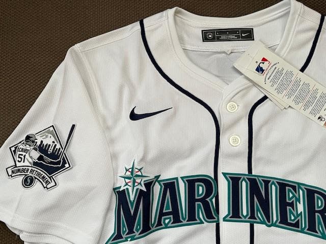 イチロー51引退セレモニー記念試合モデル現地入手LimitedジャージUS限定L