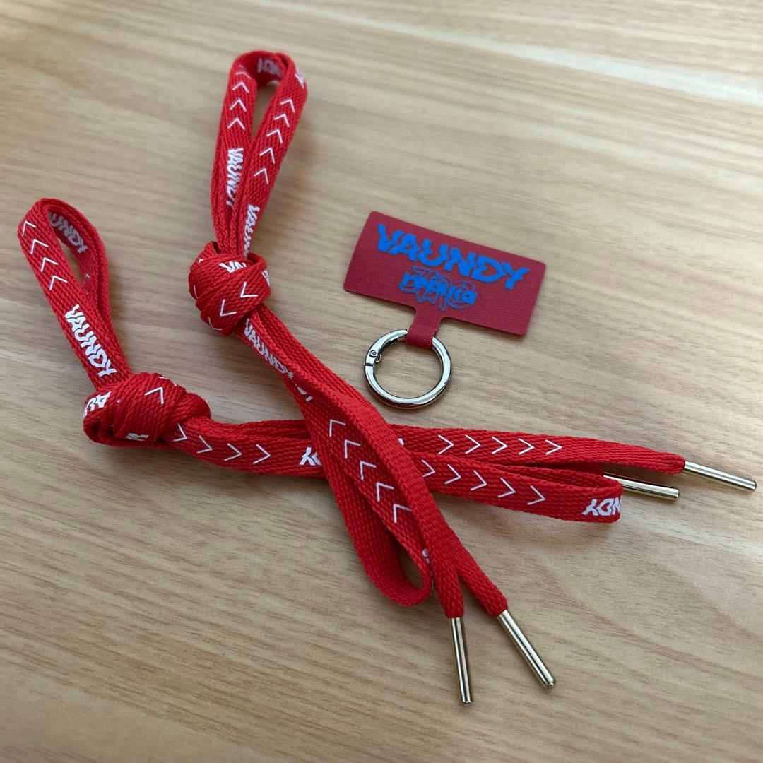 VAUNDY 靴紐 “HINODE” とスマホリング 美品