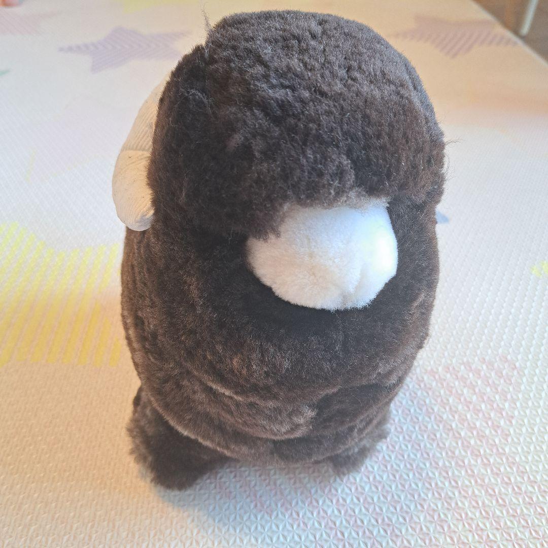 Sheep house シープハウス　ダークブラウン羊の毛　ぬいぐるみ ムートン