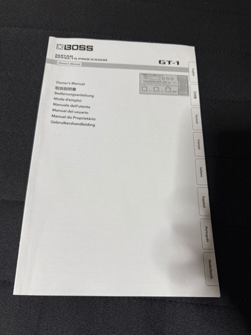 BOSS GT-1 ギターエフェクター 取扱説明書付き