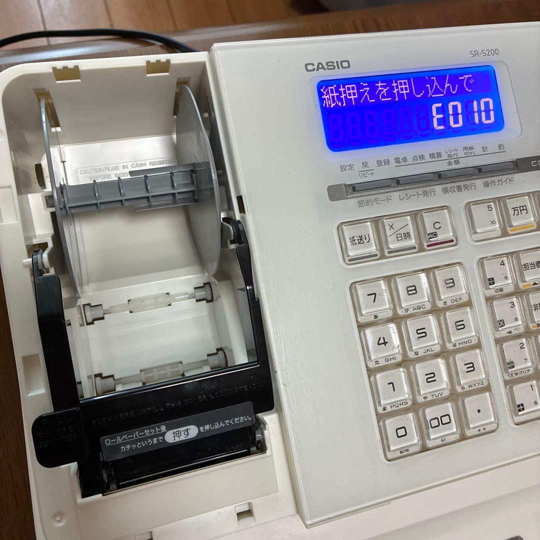 【ジャンク品】　カシオ　電子レジスター　SR-S200-EX