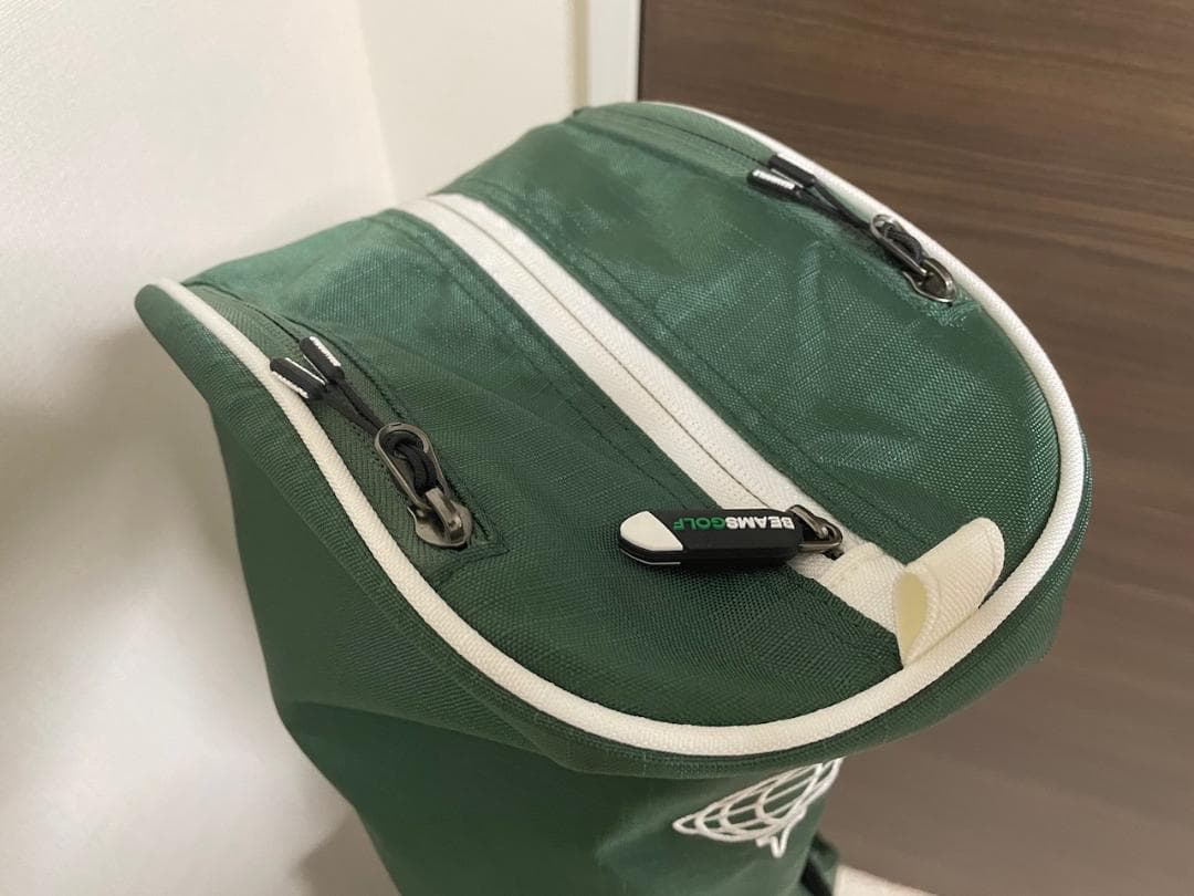 BEAMS GOLF スリムスタンド キャディバッグ 2 美品 グリーン
