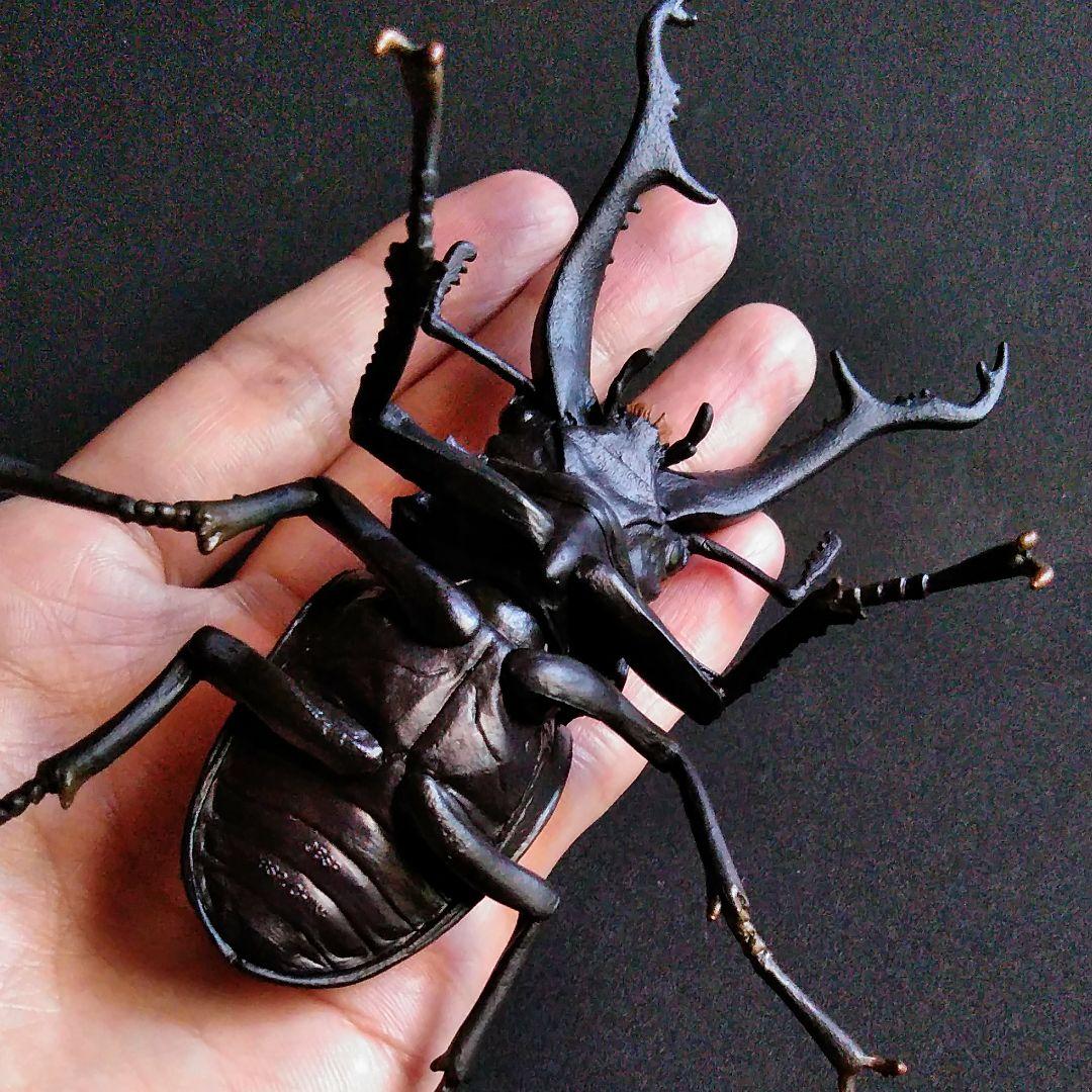 昆虫　フィギア　クワガタ　原寸大モデル