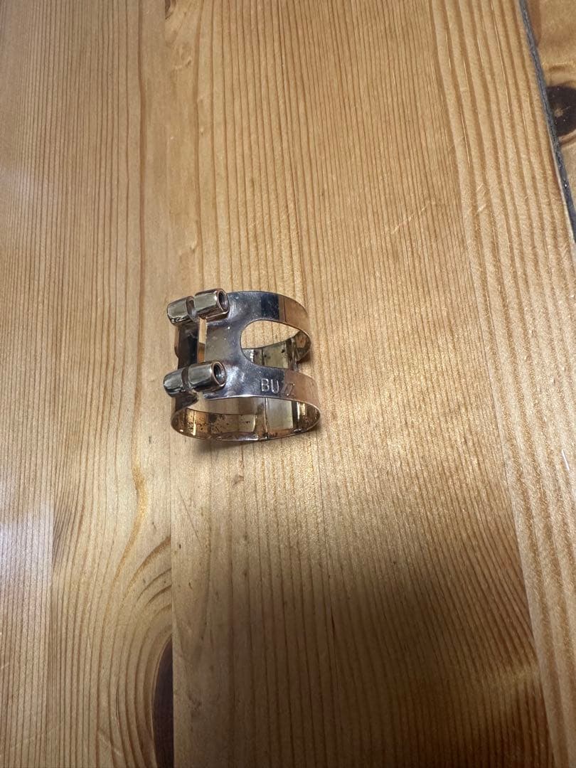 BUZZ バスクラリネットリガチャー ピンクゴールド