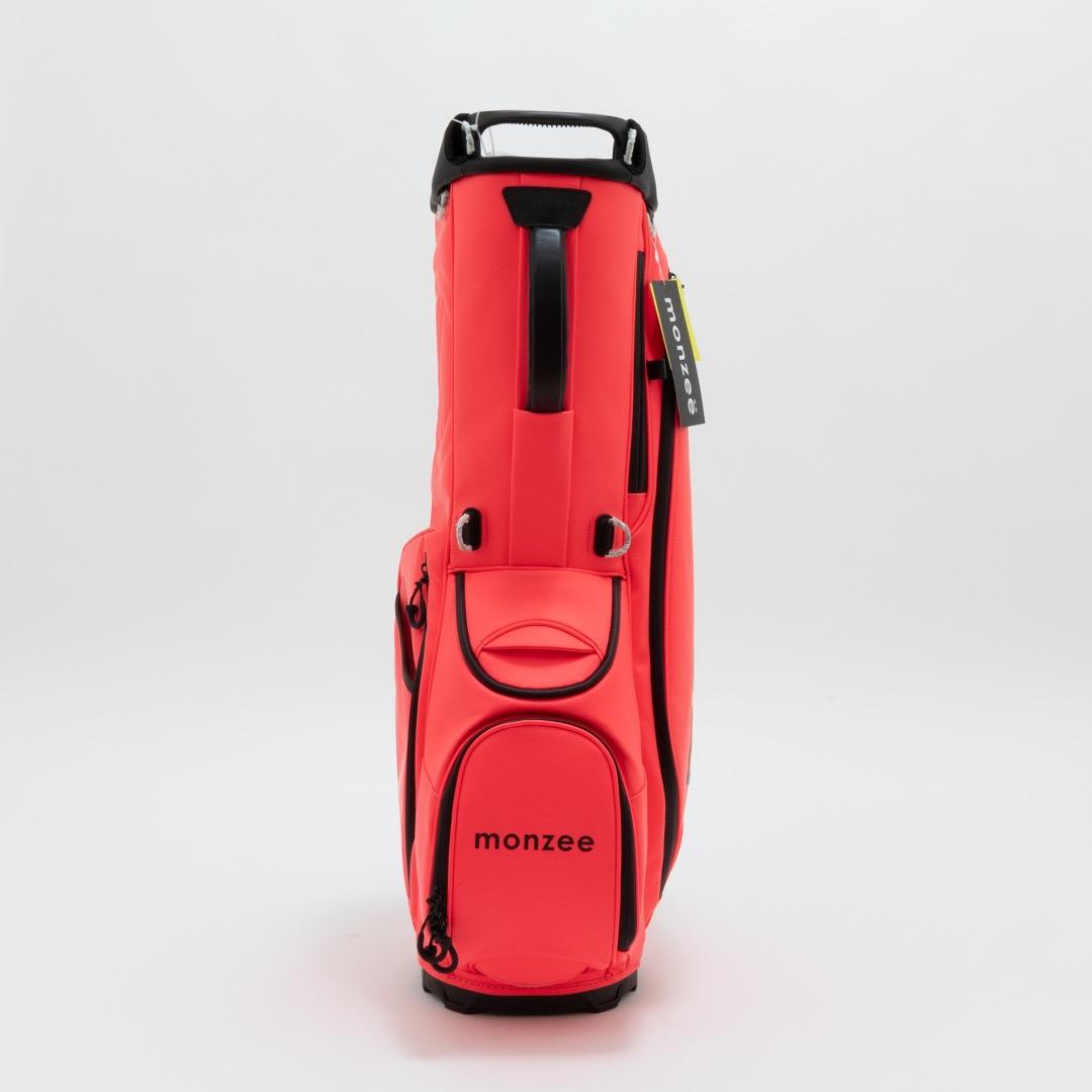 monzee モンジーキャディバッグ新品 ネオンピンク