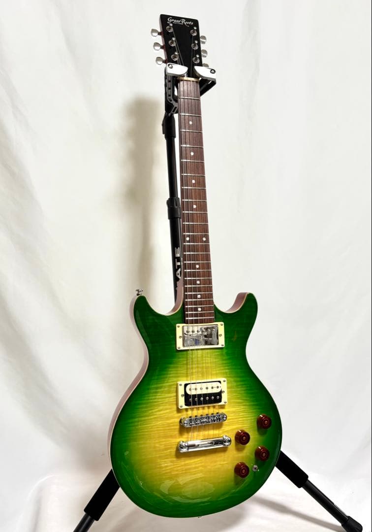 【新品弦張替済】GrassRoots エレキギター 横山健 イグアナ