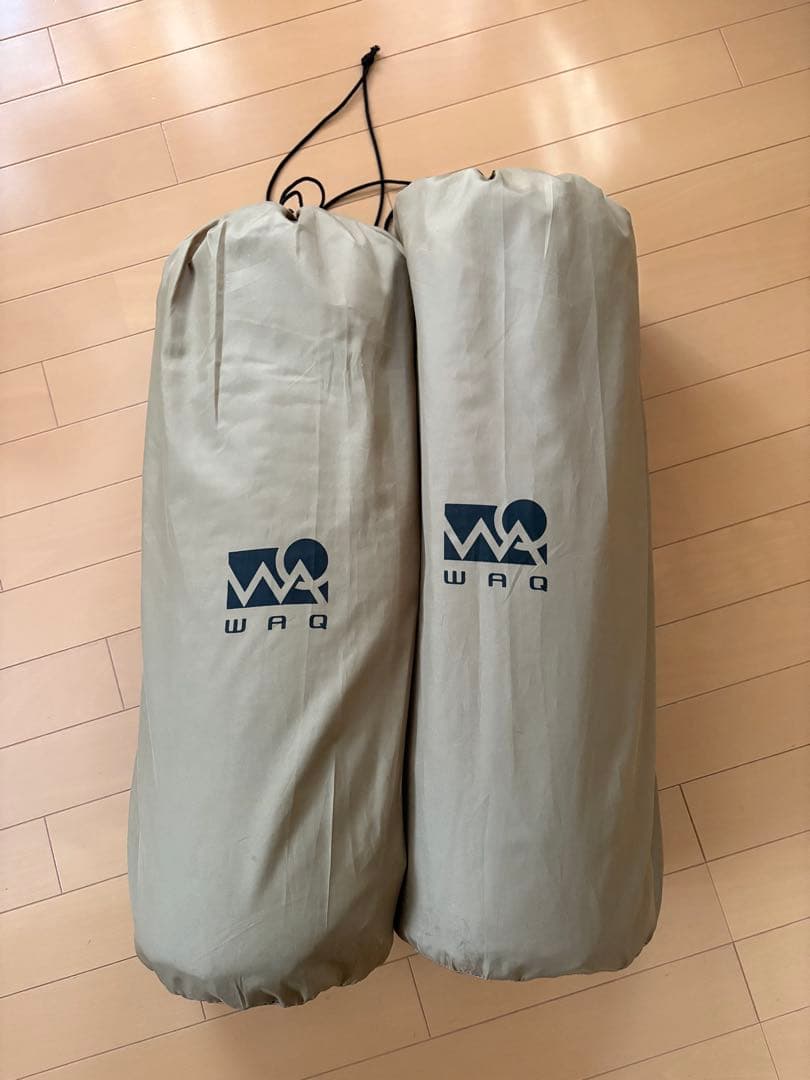 WAQ スリーピングマット インフレーターマット　収納袋付き2個セット