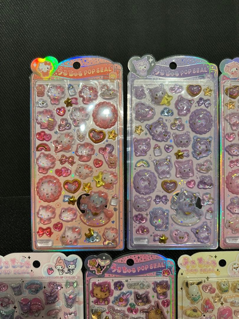 【正規品】うるちゅるポップシール　サンリオ