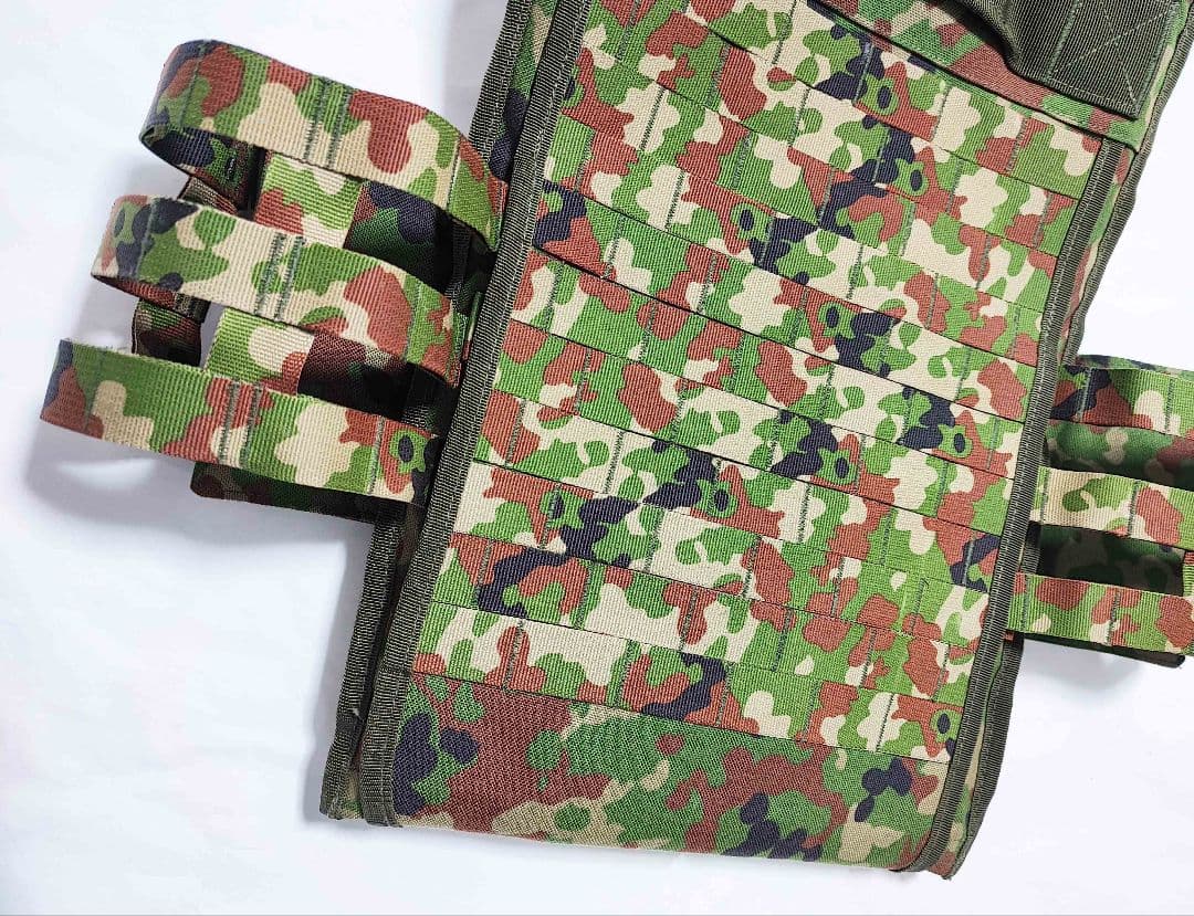 陸上自衛隊 陸自迷彩 18式 防弾ベスト プレートキャリア 3型 実物生地