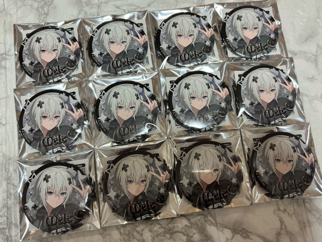 メルト・ダ・テンシくん Starry Spring 等身缶バッジ