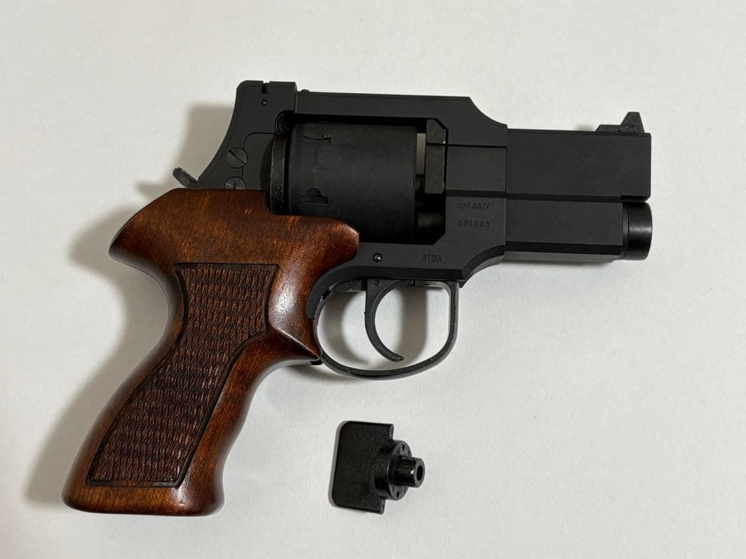 マテバ３インチ木製グリップ WディープブラックABS マルシン エアガン