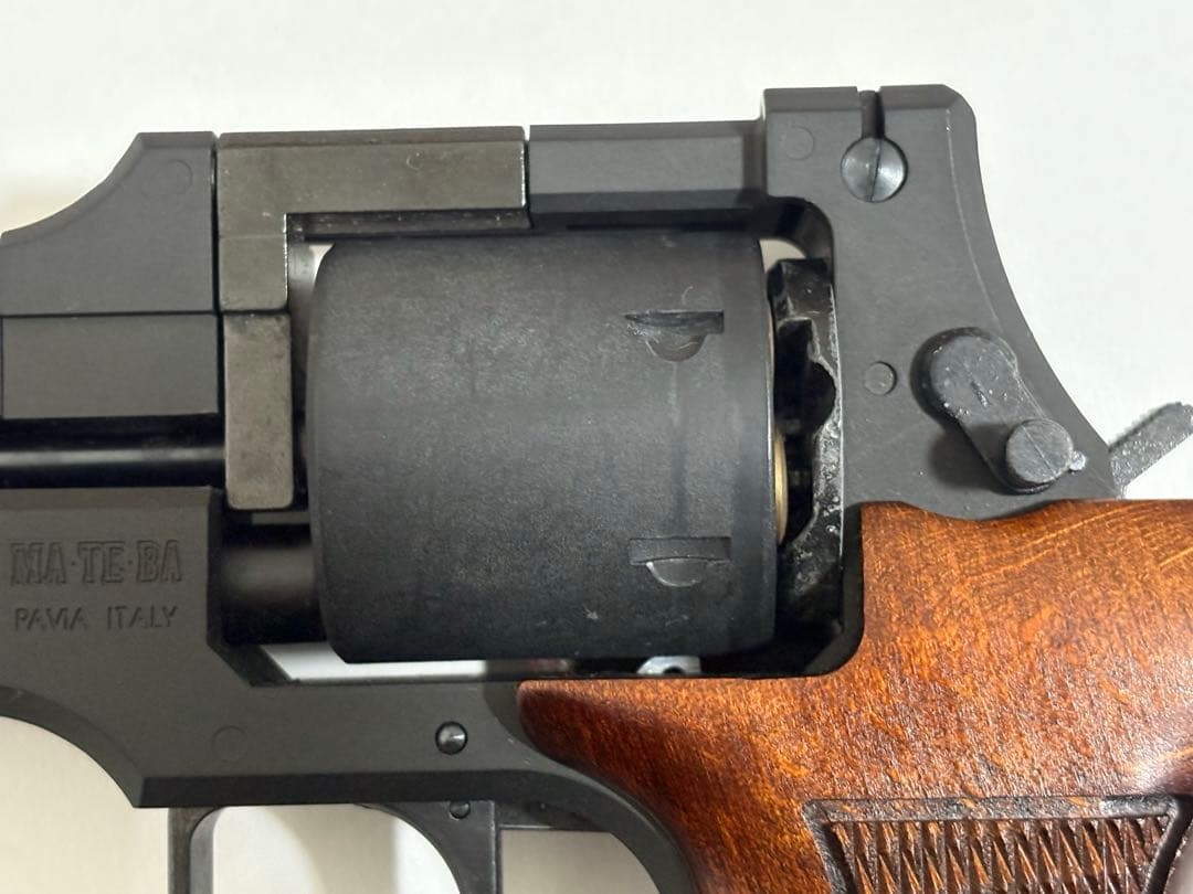 マテバ３インチ木製グリップ WディープブラックABS マルシン エアガン