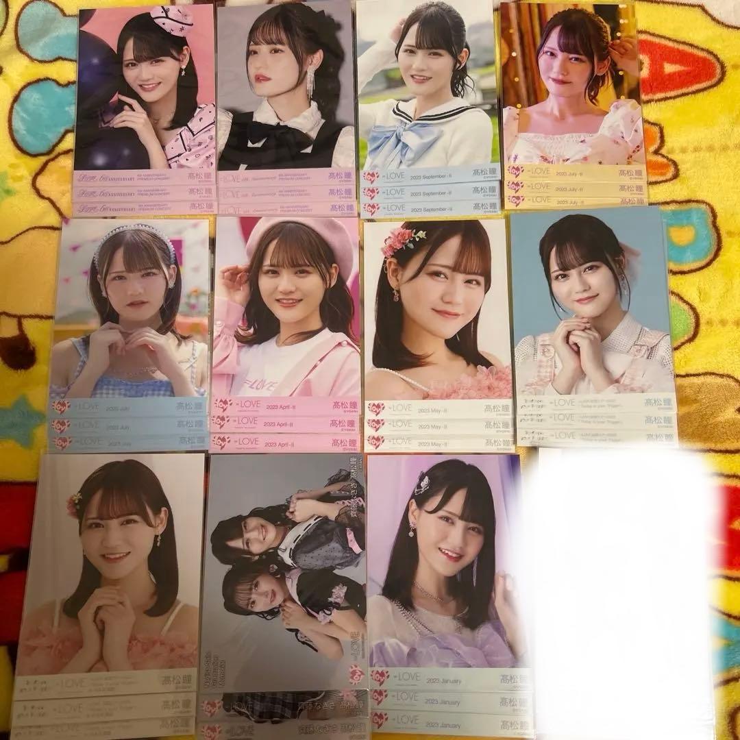 イコラブ 髙松瞳 まとめ売り 生写真 コンプ セミコンプ