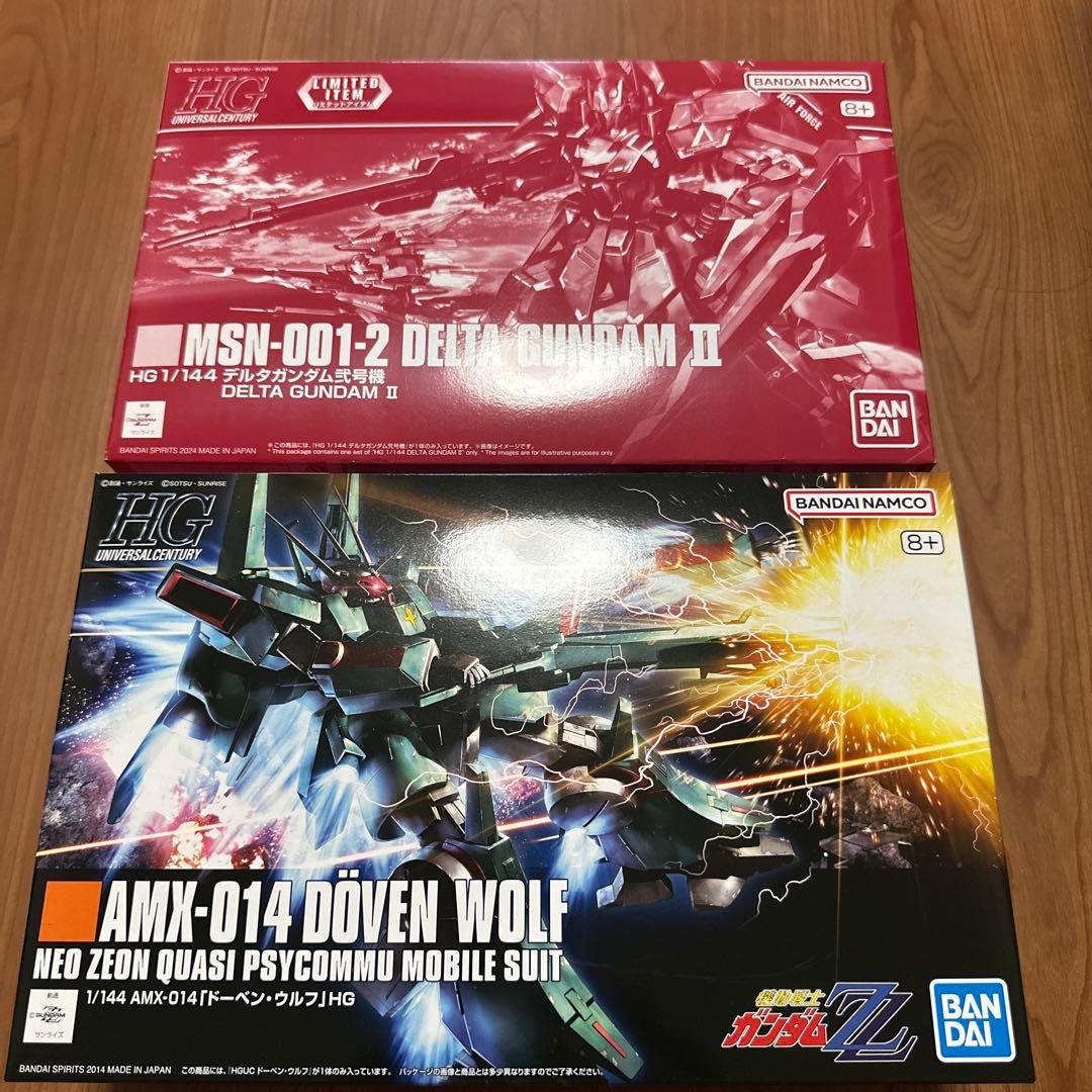 HGUC ドーベンウルフ デルタガンダム弐号機 セット