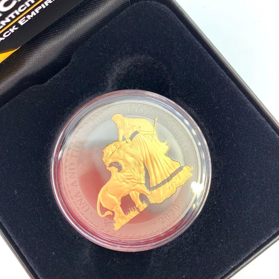 ★最終値下★2020 セントヘレナ　ウナとライオンGBE 限定銀貨 No.186