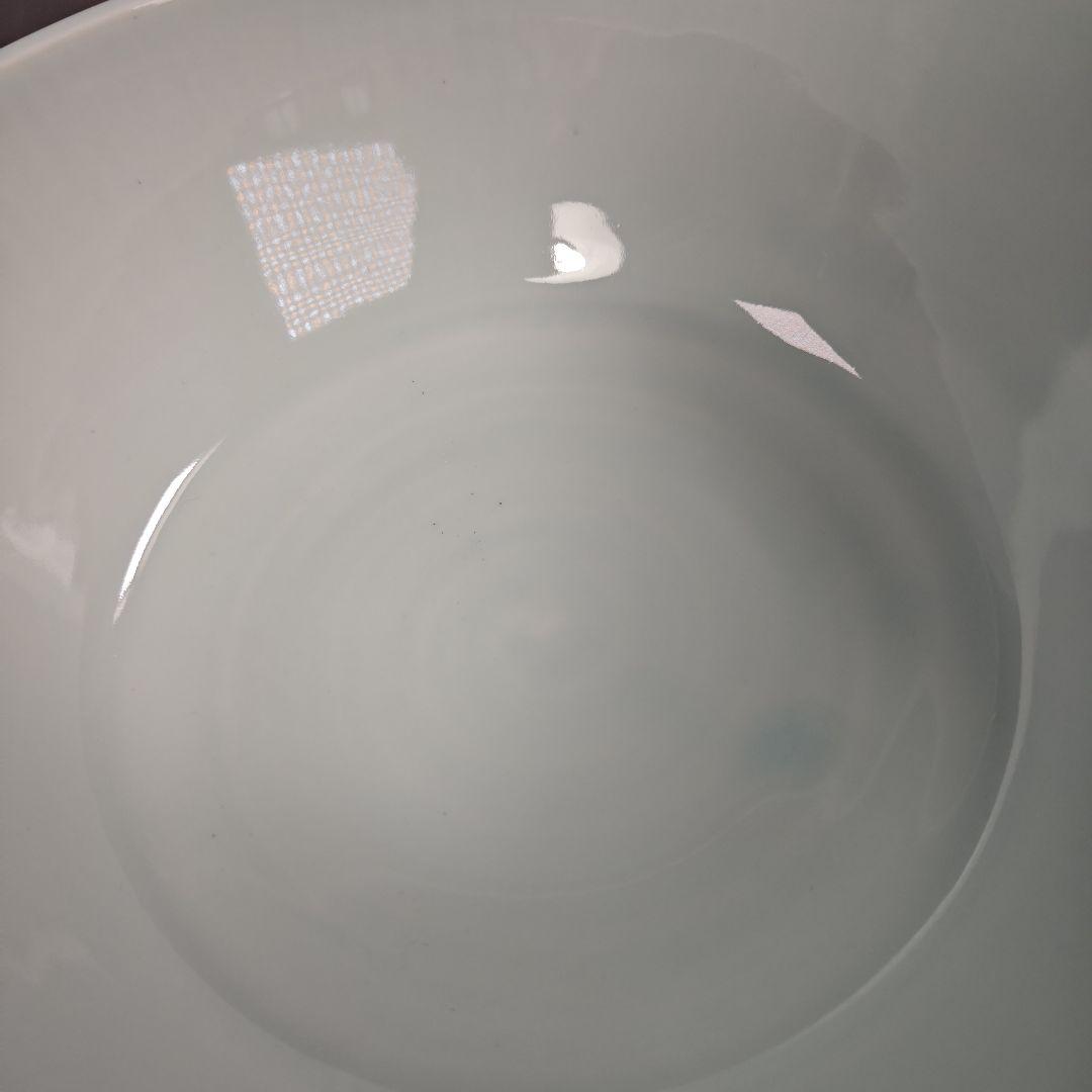 イ649 水指『林耕造』『青白磁　桐彫紋平水指　共箱』茶道具