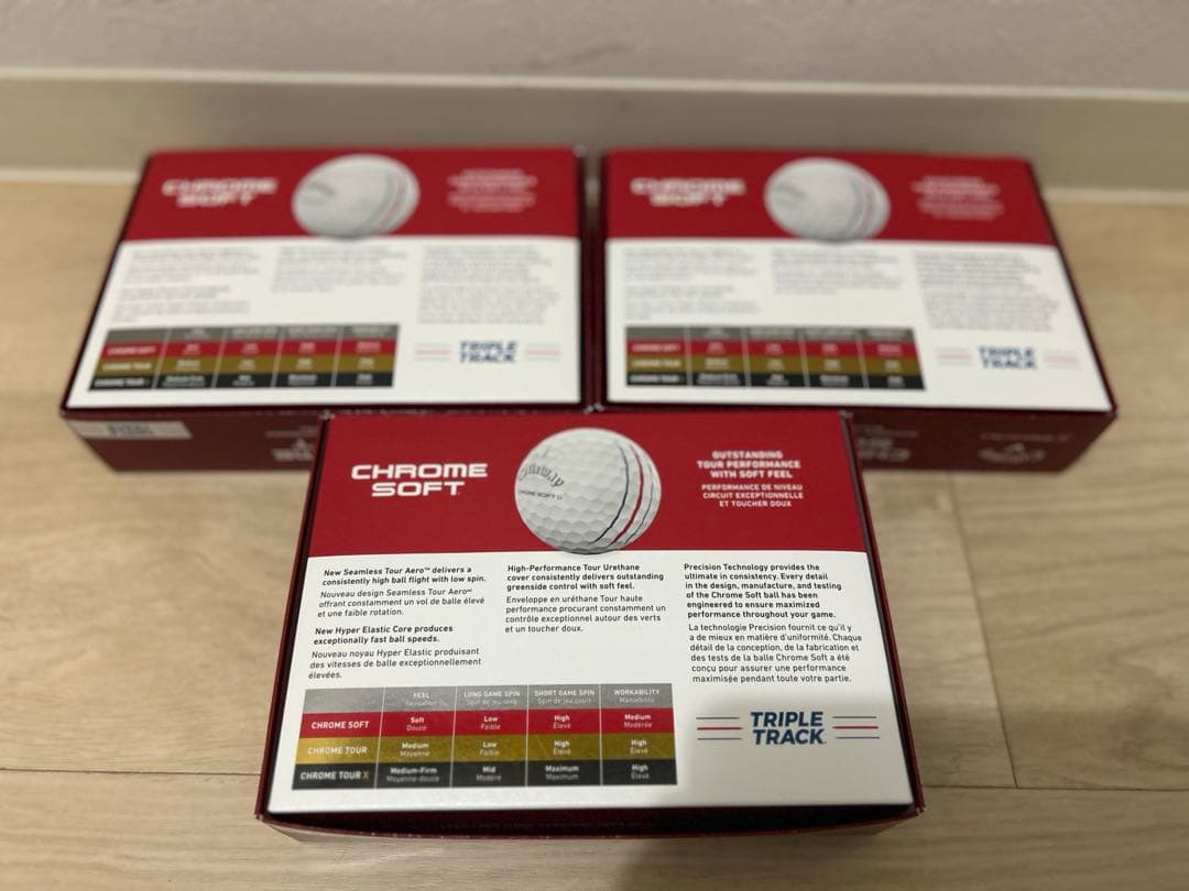 キャロウェイ　CHROME SOFT 24 トリプル・トラップ　36球　3箱