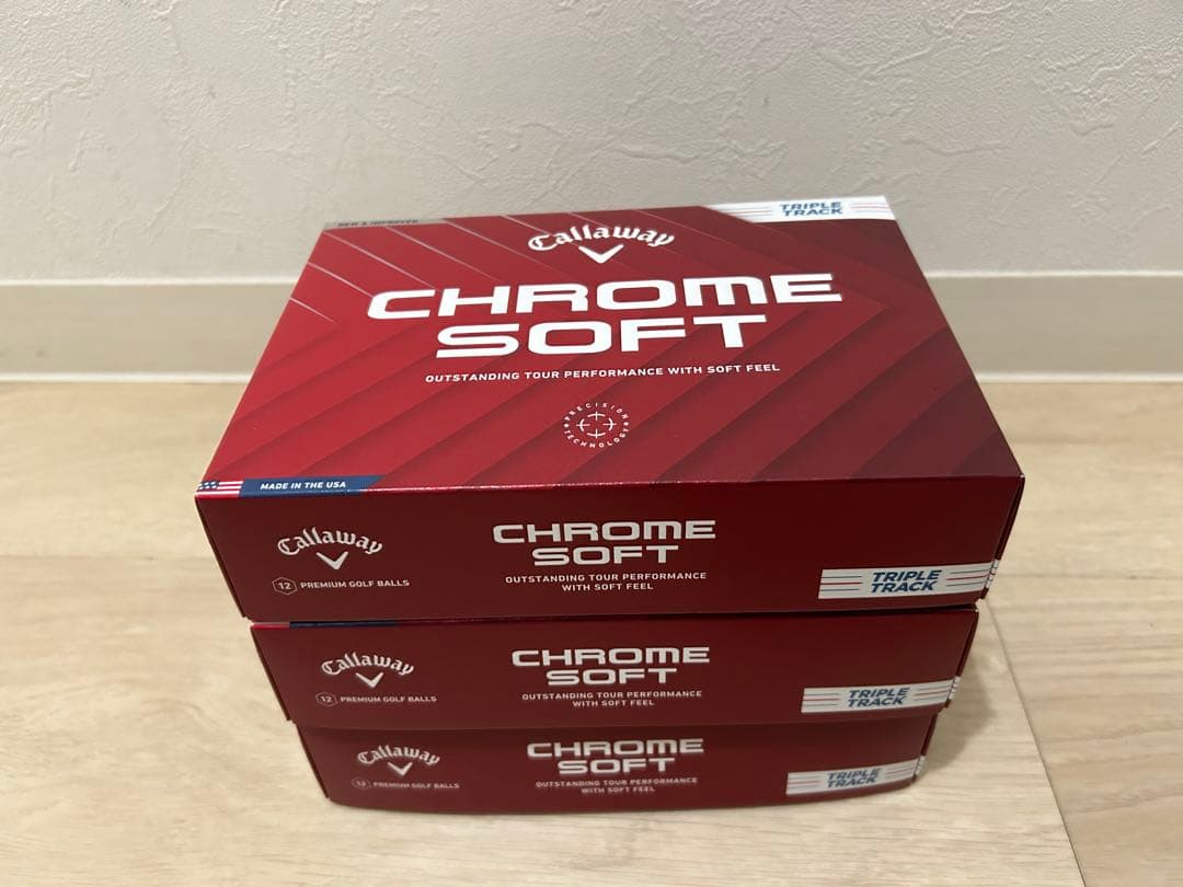 キャロウェイ　CHROME SOFT 24 トリプル・トラップ　36球　3箱