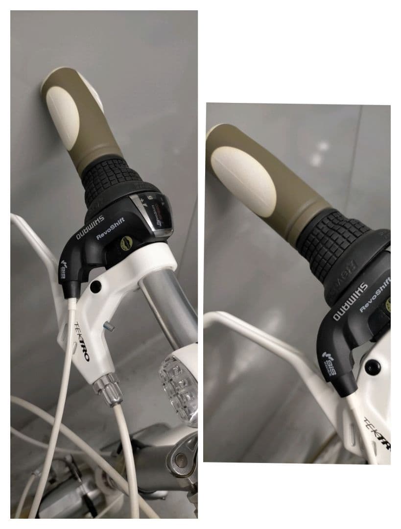 【カズ】FIAT ホワイト 折りたたみ自転車　20インチ