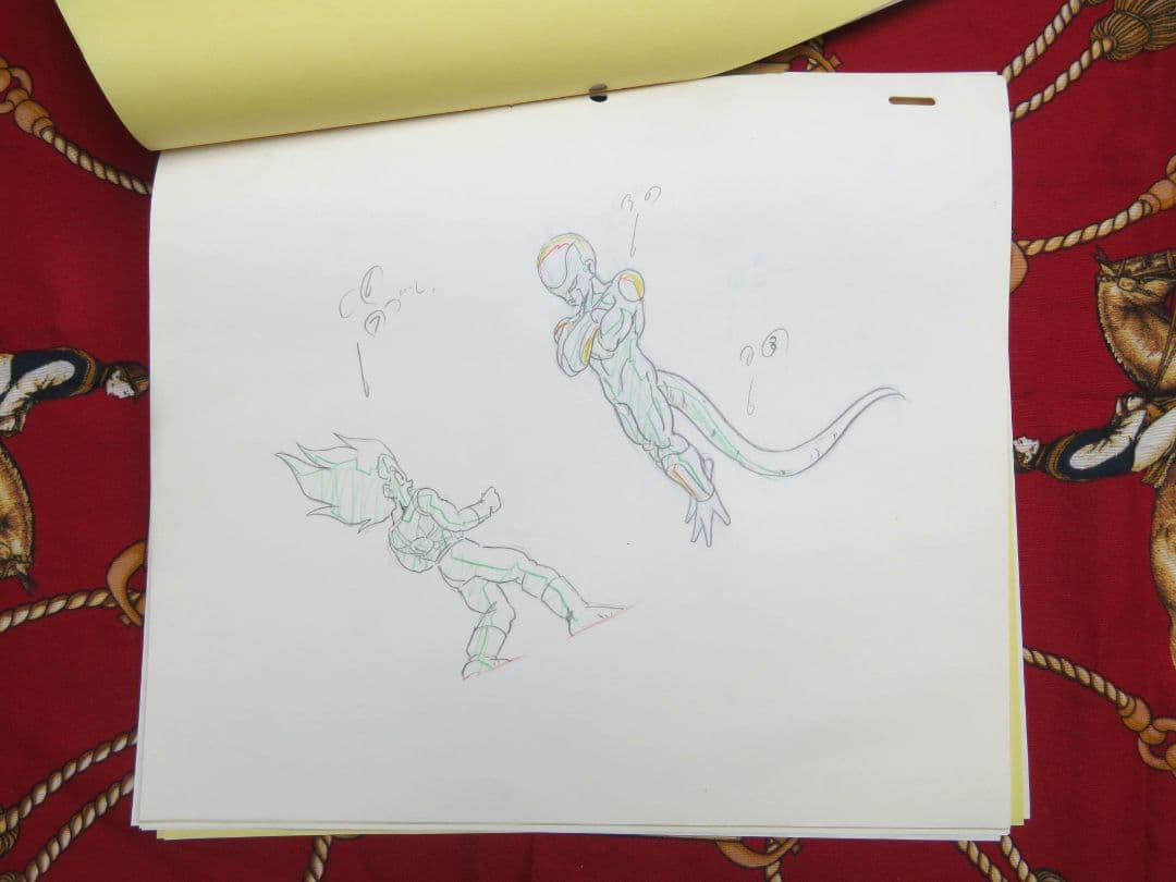 j*い様 ドラゴンボール セル画 原画 ベジータ フリーザ 当時品