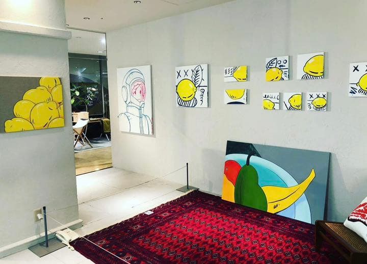 原画　オリジナル　天野タケル　Lemon 30x30cm