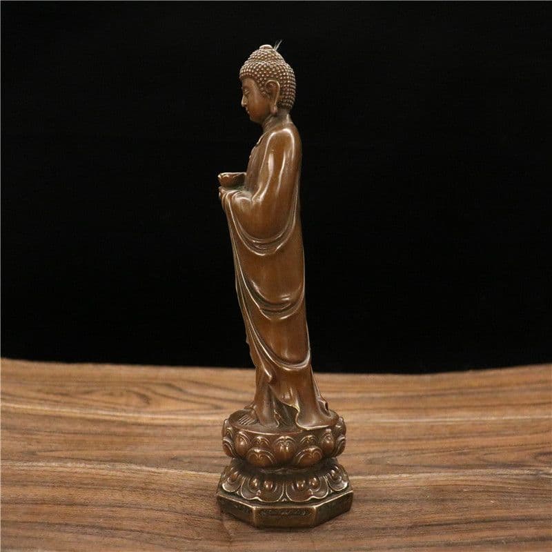 仏教美術 仏像 釈迦牟尼仏 阿弥陀仏 小仏像 銅製 銅器