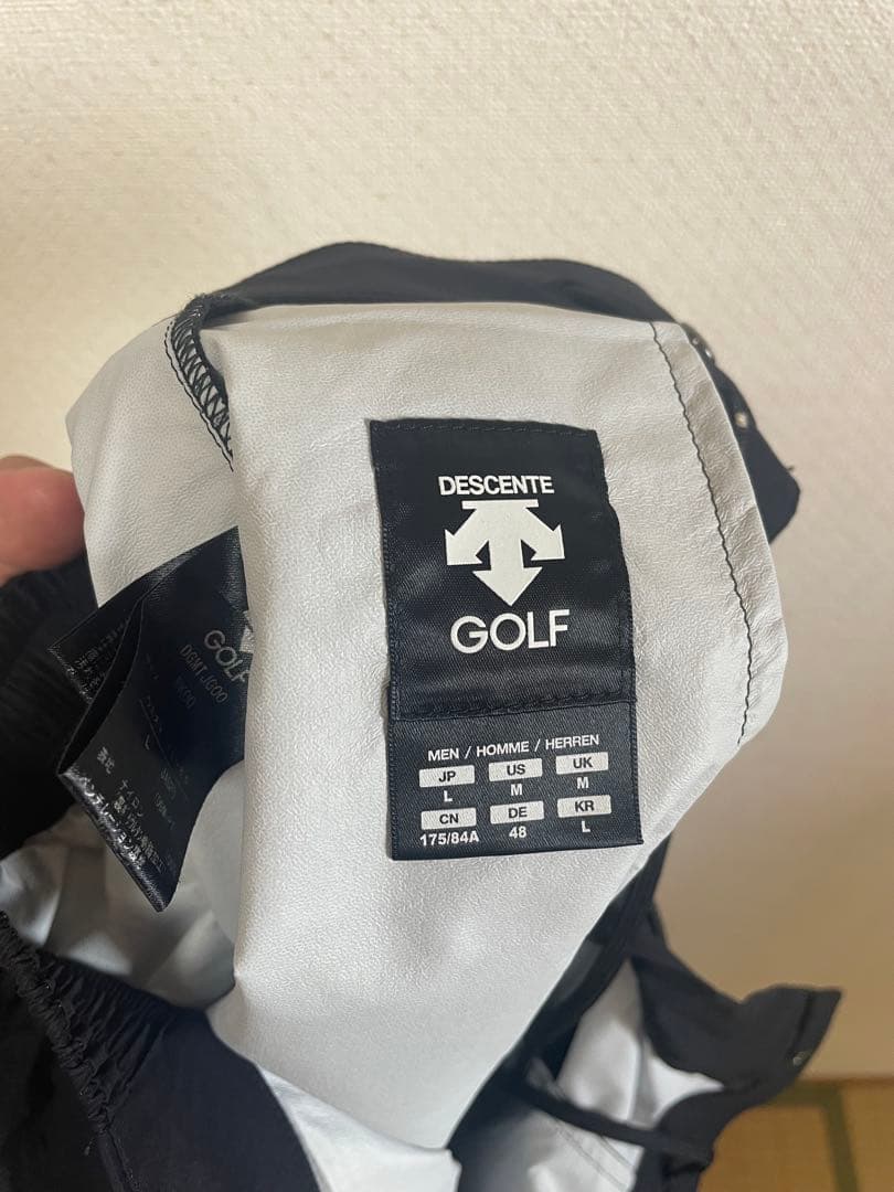 DESCENTE レインスーツ ブラック 上下セット