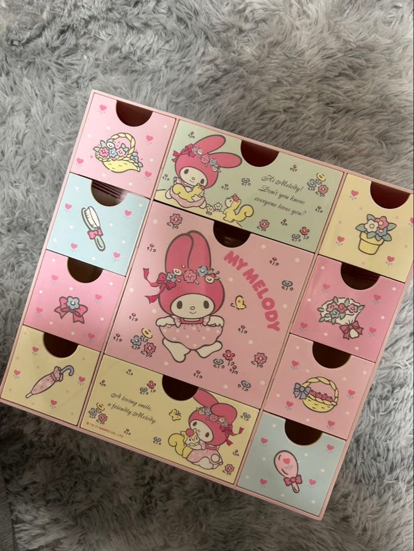 マイメロディ 引き出し卓上チェスト