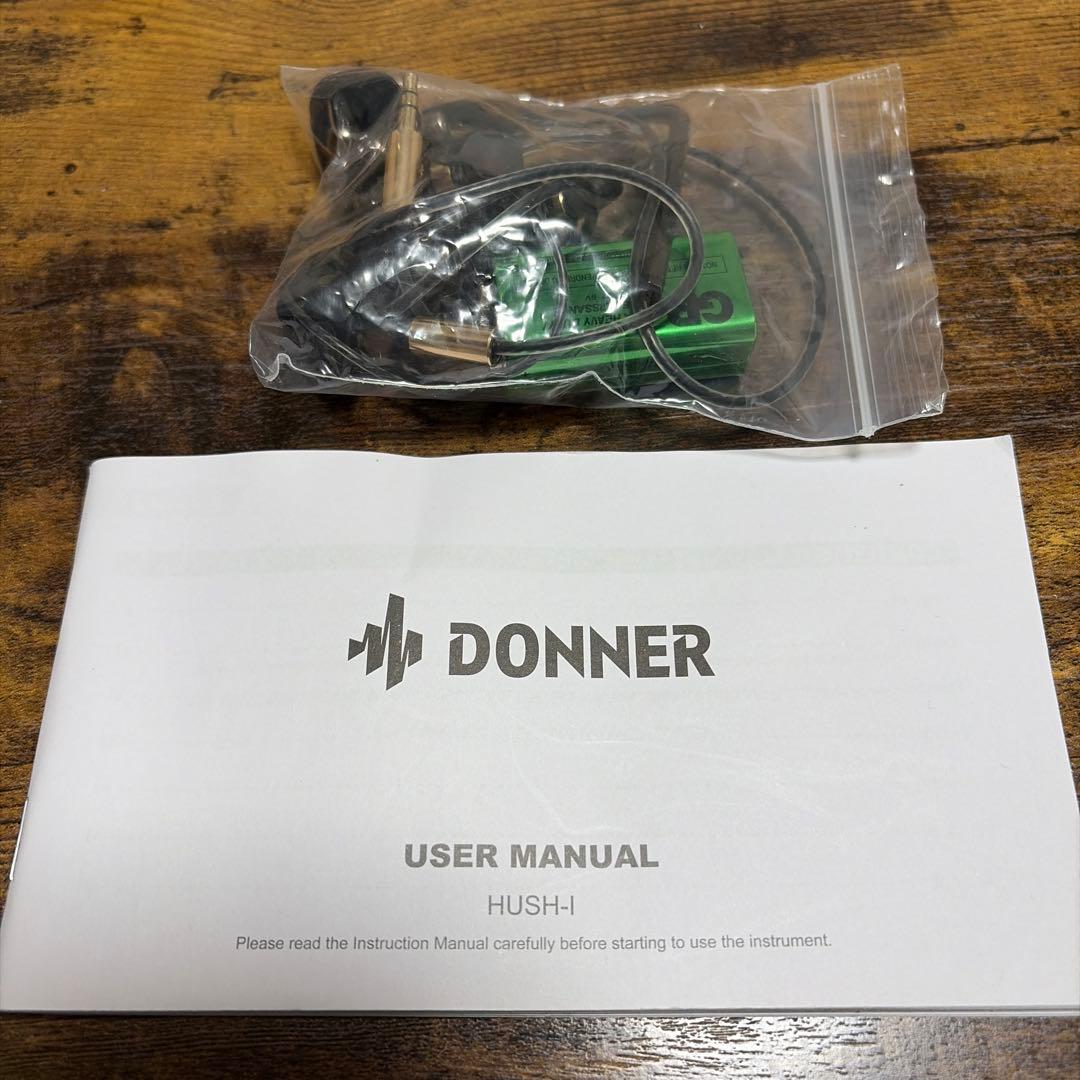 Donner HUSH-I サイレントギター　トラベルギター ヘッドレスギター