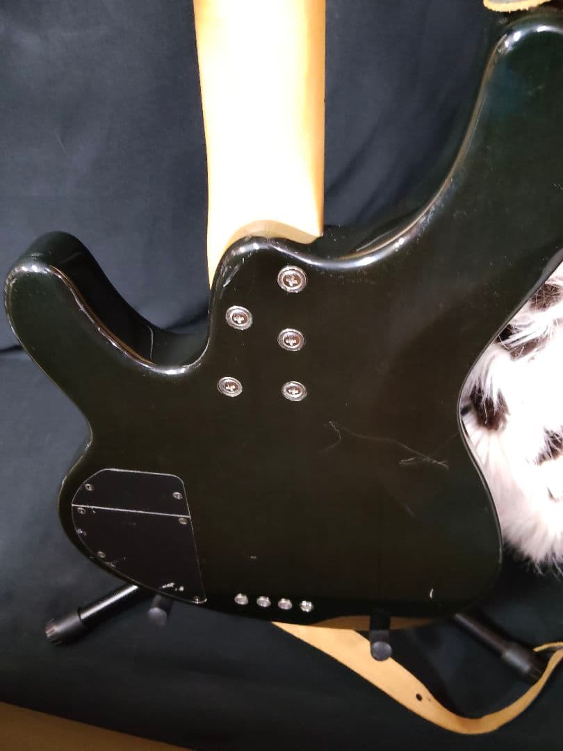 Ibanez ATK400 エレキベース ダークグリーン 現状渡し ストラップ
