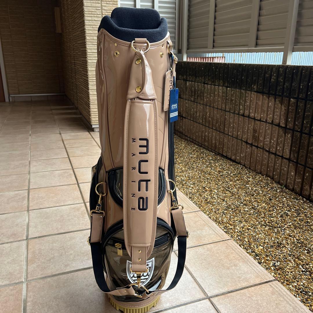 Muta ムータマリン　エナメル　クリアキャディーバック　8.5インチ