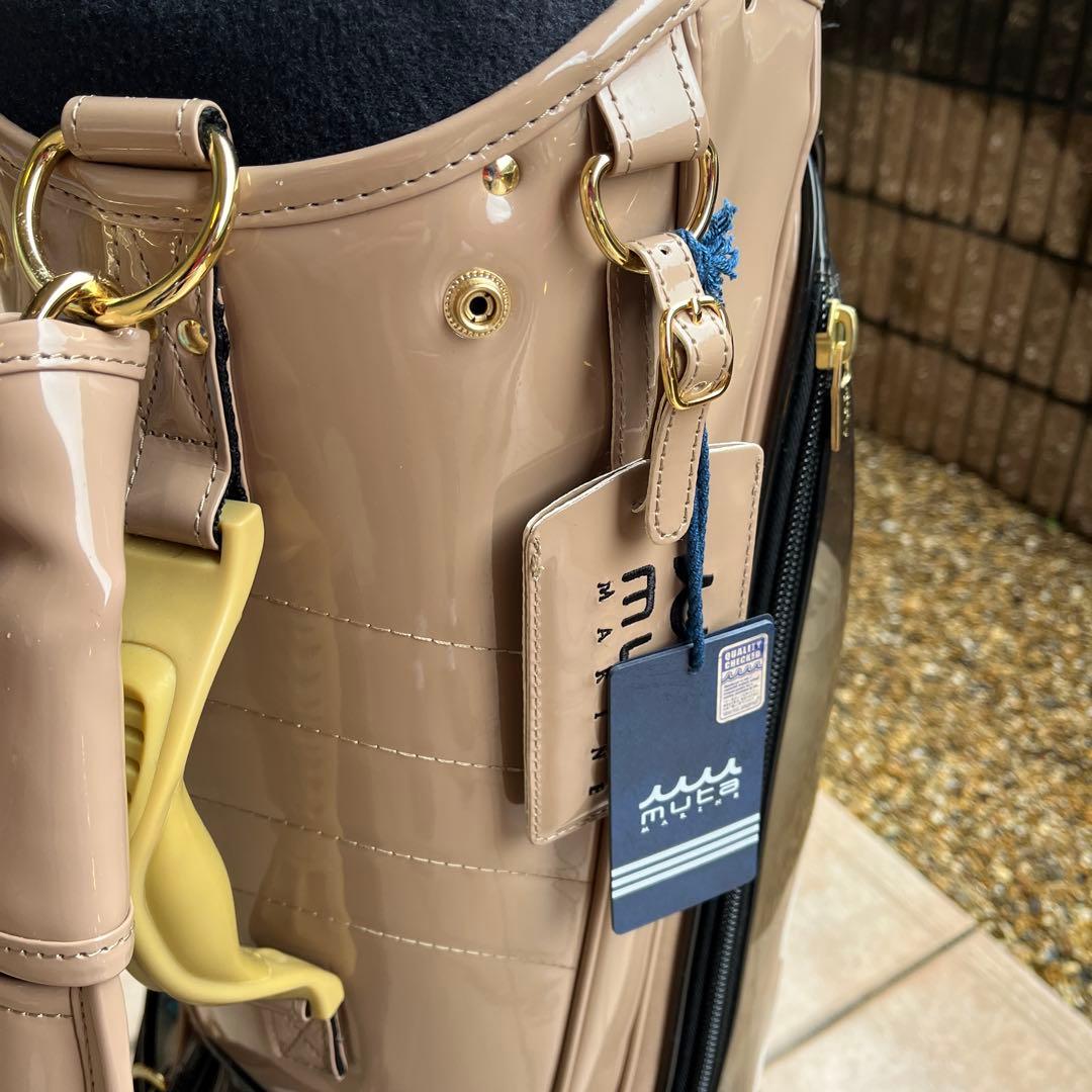 Muta ムータマリン　エナメル　クリアキャディーバック　8.5インチ