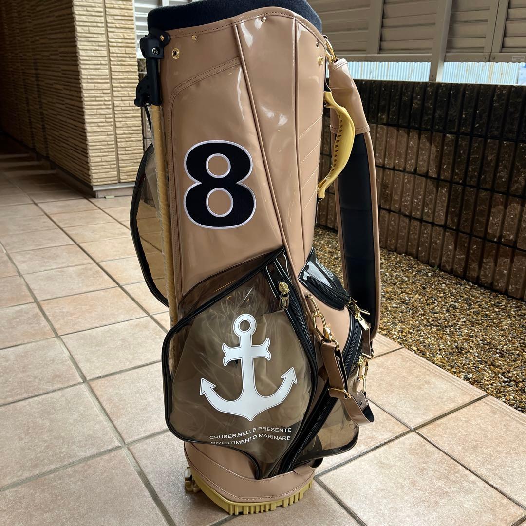 Muta ムータマリン　エナメル　クリアキャディーバック　8.5インチ