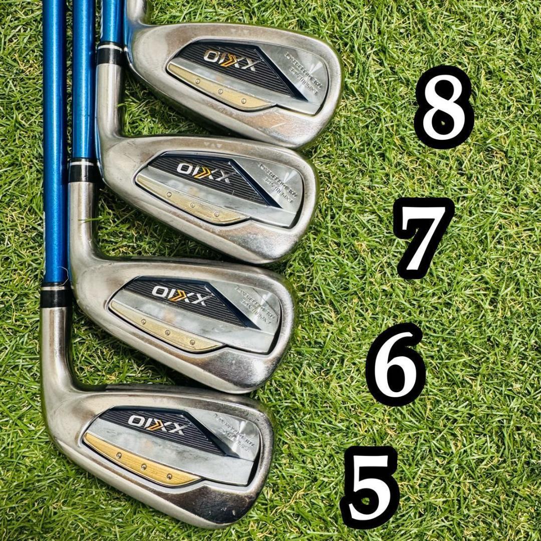 【良品】豪華8本 13代目ゼクシオ XXIO13 メンズアイアンセット SR