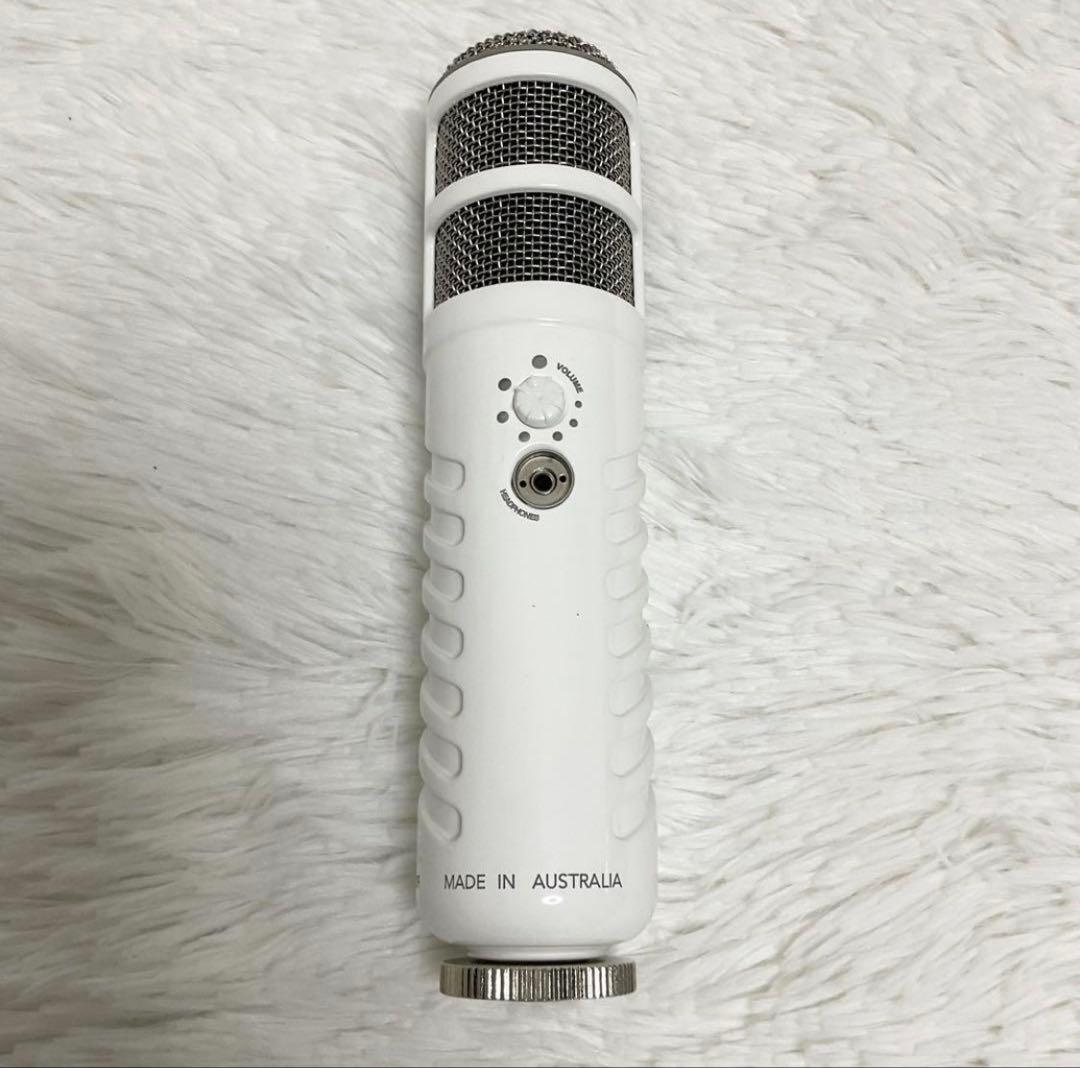 RØDE Podcaster ホワイト コンデンサーマイク