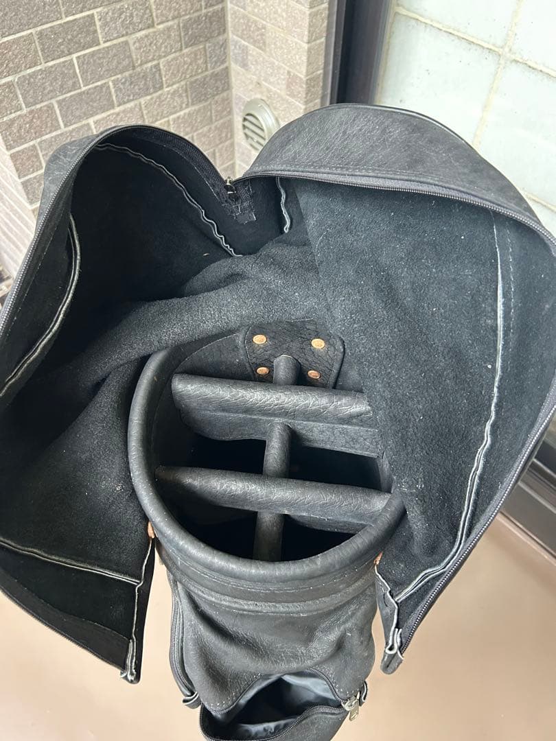 【希少】40年前海外購入 象革製ゴルフバッグ ※ヴィンテージ品